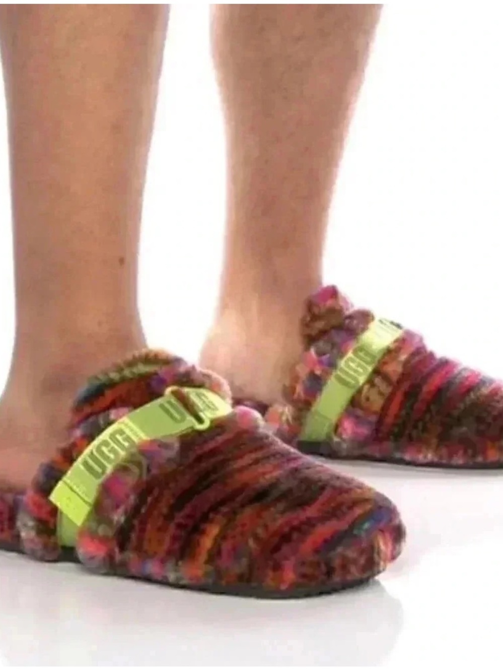 UGG Men's Fluff It Pixelate slippers